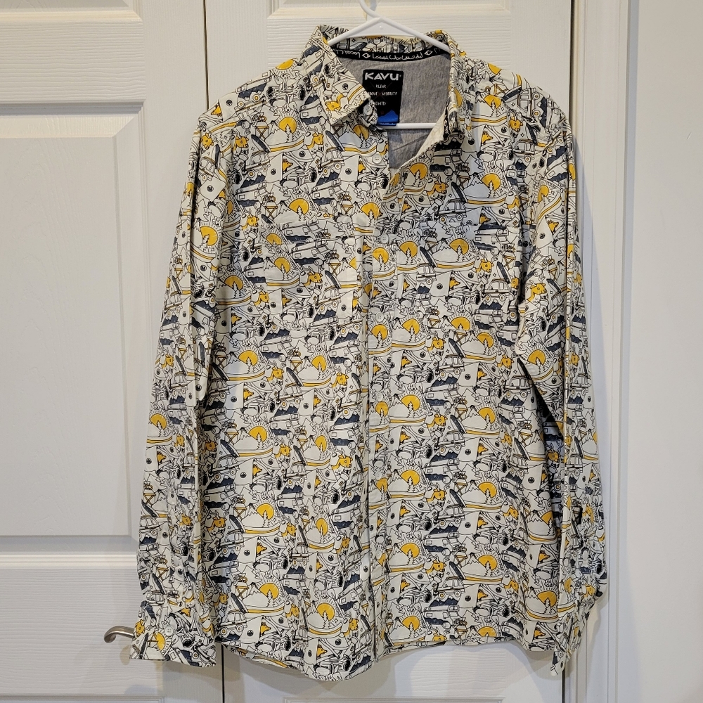 Kavu Roadtrip Pattern Button Down X18